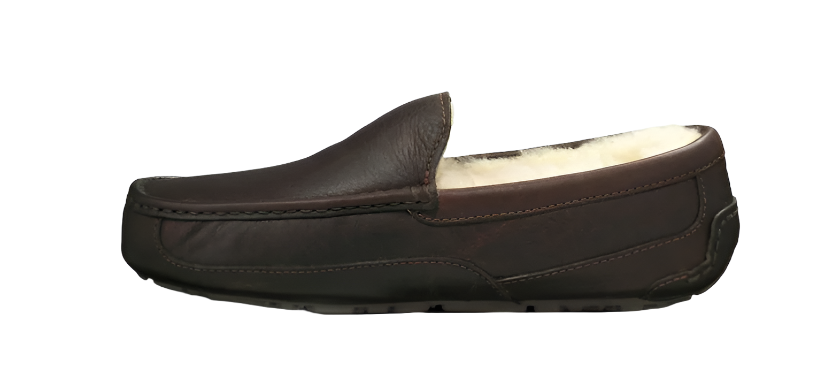 MEN'S UGG ASCOT LEATHER SLIPPER | CHINA TEA