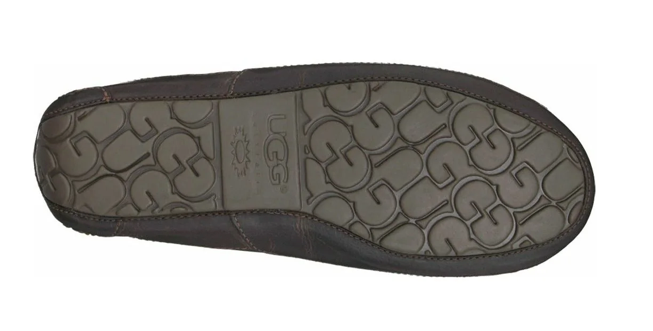 MEN'S UGG ASCOT LEATHER SLIPPER | CHINA TEA