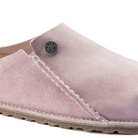 UNISEX BIRKENSTOCK ZERMATT PREMIUM SUEDE CLOG | LAVENDER / BLUSH