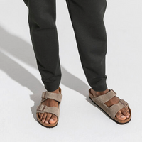 UNISEX BIRKENSTOCK ARIZONA SUEDE LEATHER | TAUPE