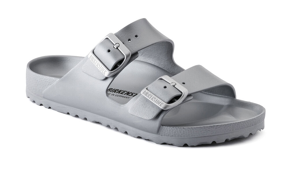 UNISEX BIRKENSTOCK ARIZONA EVA | METALLIC SILVER SIZE: 39(L8/M6) Arizona | EVA | Metallic Silver – Birkenstock Midtown main image 2