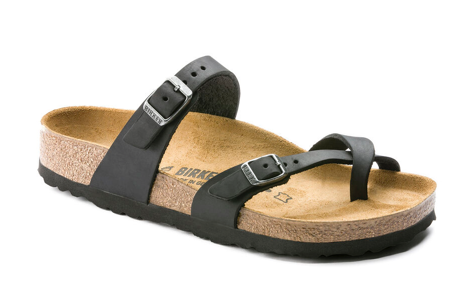 WOMEN'S BIRKENSTOCK MAYARI OILED LEATHER | BLACK