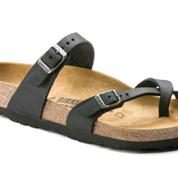 WOMEN'S BIRKENSTOCK MAYARI OILED LEATHER | BLACK