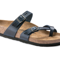 WOMEN'S BIRKENSTOCK MAYARI OILED LEATHER | BLUE