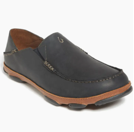 MEN'S OLUKAI MOLOA | BLACK / TOFFEE