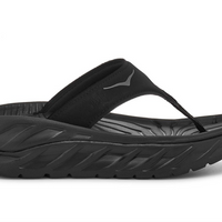 WOMEN'S HOKA ORA RECOVERY FLIP | BLACK / DARK GULL GRAY