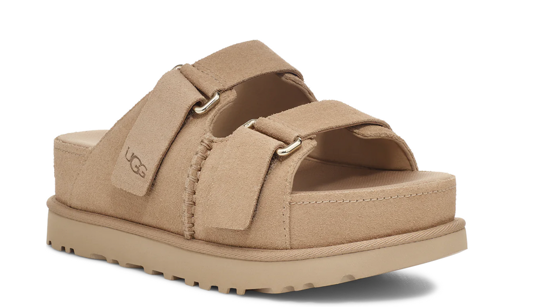 WOMEN'S UGG GOLDENSTAR HI SLIDE SANDAL | SAND