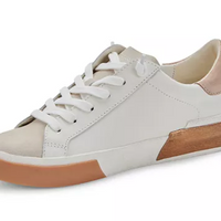 WOMEN'S DOLCE VITA ZINA SNEAKER | WHITE / TAN