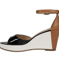 WOMEN'S VANELI LEMY WEDGE | BLACK PATENT COMBO