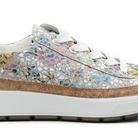 WOMEN'S ARA REM NATURAL SNEAKER | STONE / WHITE / KONFETTI