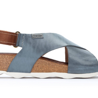 WOMEN'S PIKOLINOS MAHON CROSS - STRAPPED SANDAL | DENIM