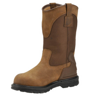 MEN'S CARHARTT WATERPROOF 11' STEEL TOE WELLINGTON | HORSE BROWN OILED TANNED