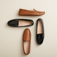 WOMEN'S COLE HAAN EVELYN DRIVER | BLACK LEATHER