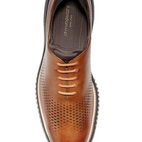 MEN'S COLE HAAN 2 ZERØGRAND LASER WING OXFORDS | BRITISH TAN / JAVA