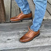 MEN'S COLE HAAN 2 ZERØGRAND LASER WING OXFORDS | BRITISH TAN / JAVA