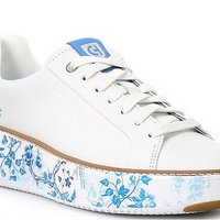 WOMEN'S COLE HAAN GRANDPRØ TOPSPIN SNEAKER | OPTIC WHITE / BLUE TOILE