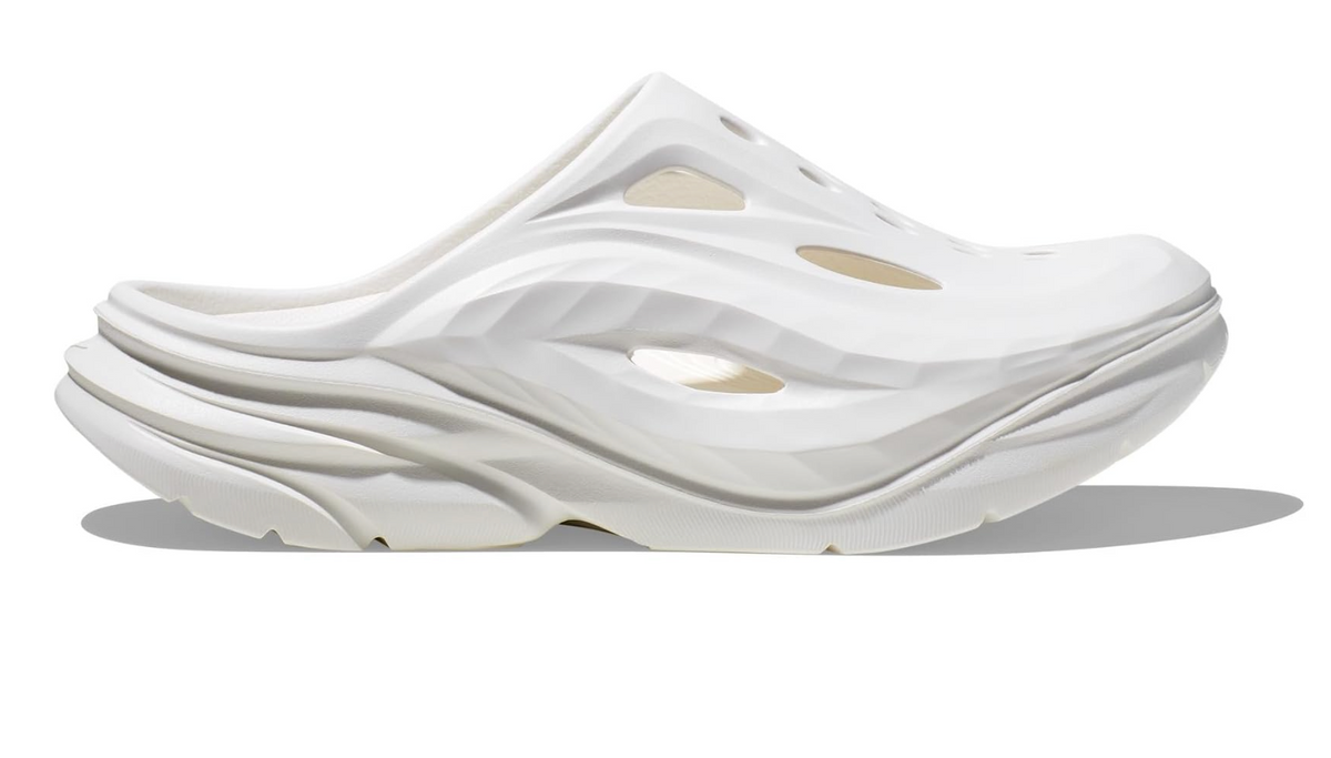 UNISEX HOKA ORA RECOVERY MULE | WHITE / WHITE – Randy's Shoes