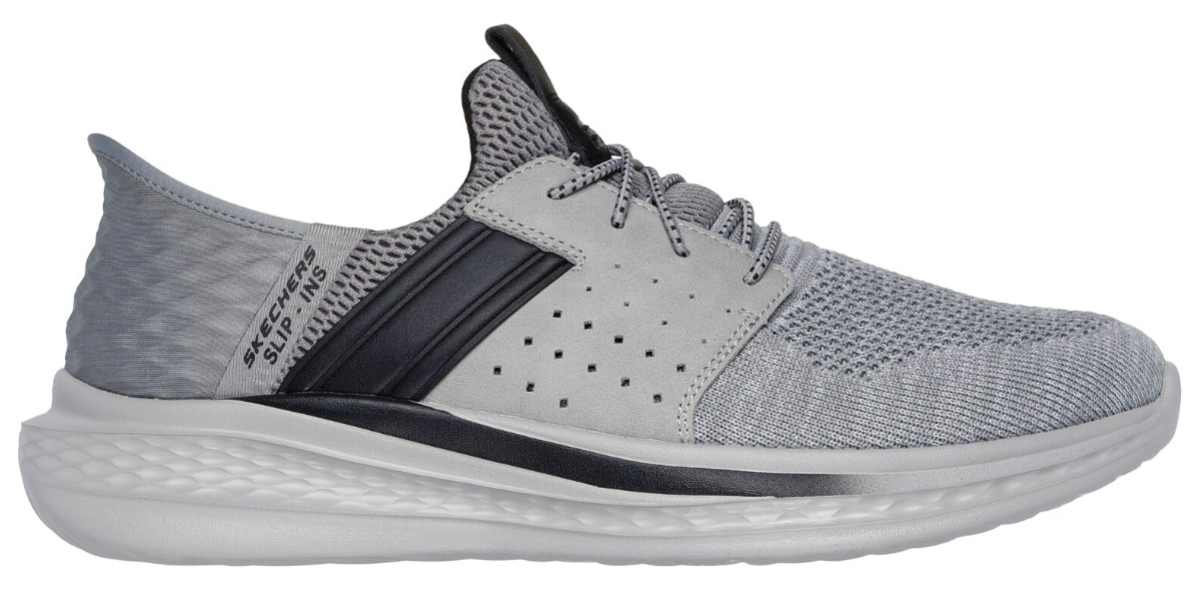 SKECHERS Slip-ins グレー MEN'S SKECHERS SLIP-INS RELAXED SLADE-OCON | GRAY – Randy's Shoes