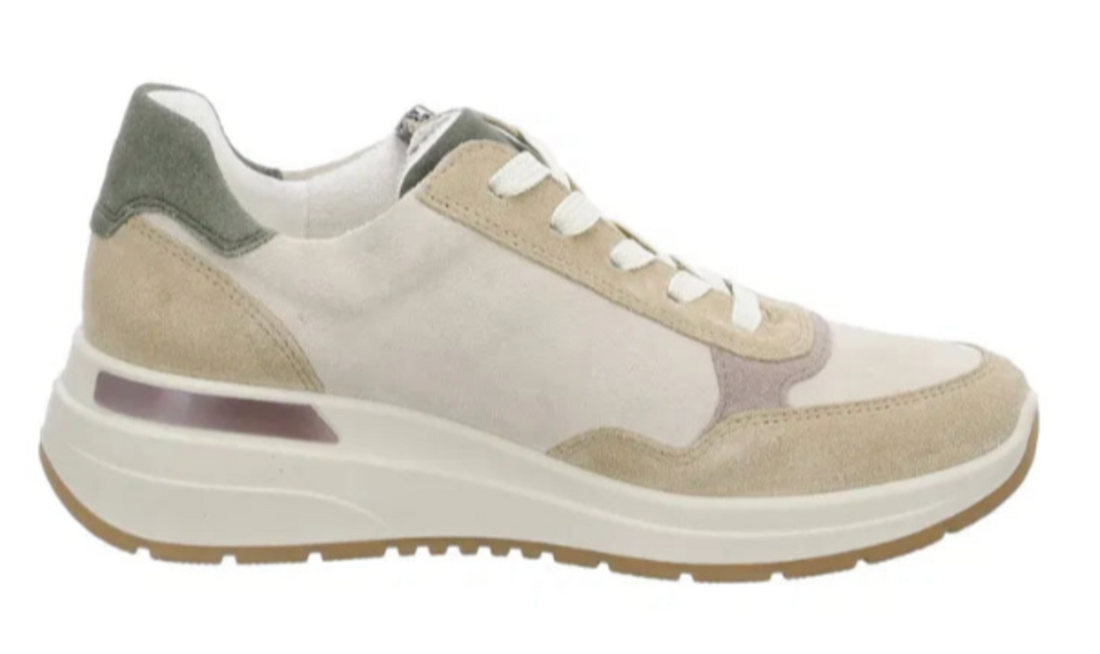 WOMEN'S ARA GARDENIA SNEAKER | SAND / SHELL / MOON