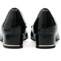 WOMEN'S ARA BLOCK HEEL PUMP | BLACK