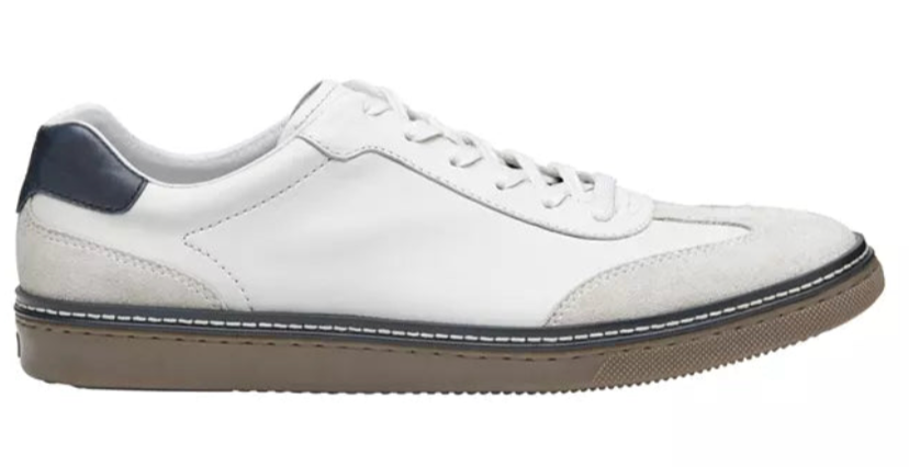Johnston & Murphy McGuffey Sheepskin White Leather Lace-Up Shoes – Men\'s Size 9. Johnston & Murphy Men main image 3