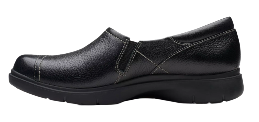 WOMEN'S CLARKS CERTINA EASE | BLACK LEATHER – Randy's Shoes