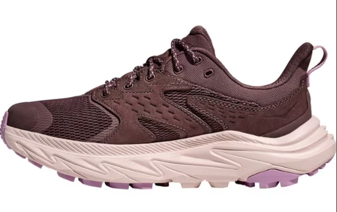 モカ WOMEN'S HOKA ANACAPA 2 LOW GTX | SMOKY QUARTZ / COSMIC PEARL
