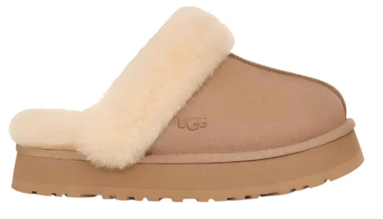 WOMEN'S UGG DISQUETTE SLIPPER | SAND – Randy's Shoes