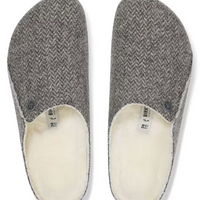 UNISEX BIRKENSTOCK ZERMATT RIVET SHEARLING | HERRINGBONE GRAY