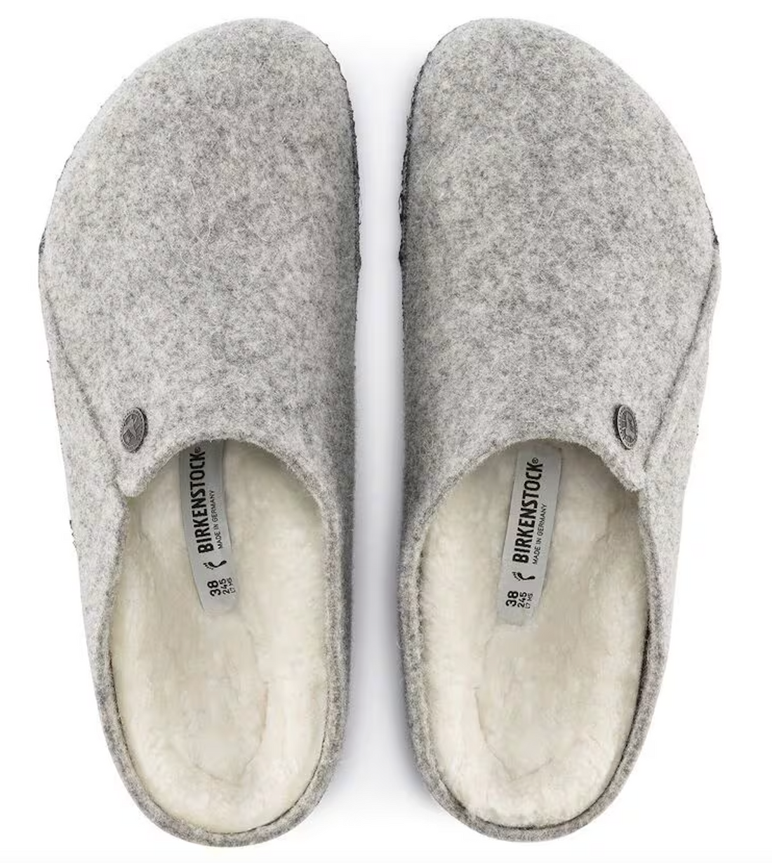UNISEX BIRKENSTOCK ZERMATT RIVET SHEARLING | LIGHT GRAY