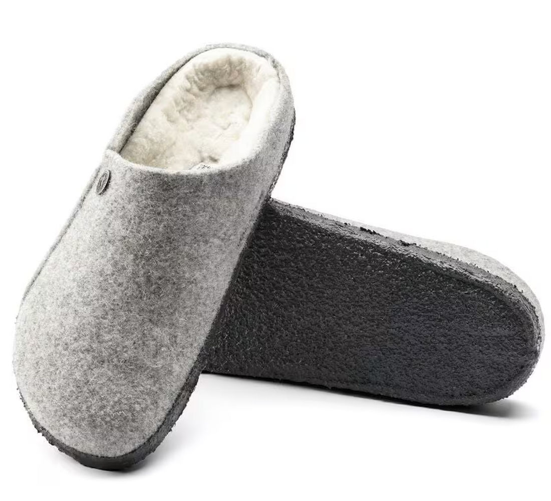 UNISEX BIRKENSTOCK ZERMATT RIVET SHEARLING | LIGHT GRAY