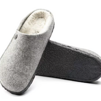 UNISEX BIRKENSTOCK ZERMATT RIVET SHEARLING | LIGHT GRAY