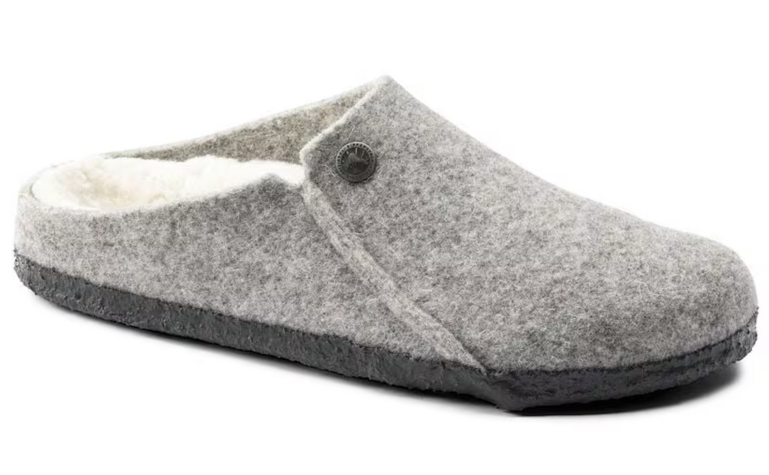UNISEX BIRKENSTOCK ZERMATT RIVET SHEARLING | LIGHT GRAY