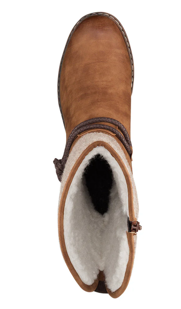 WOMEN'S RIEKER DOMINIKA 74 BOOT | WOOD