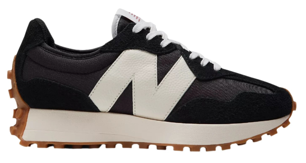 WOMEN'S NEW BALANCE 327 | BLACK / WHITE / MINERAL RED