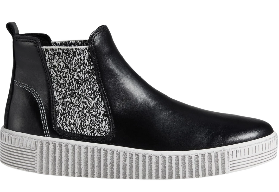 WOMEN'S GABOR 53.731.27 CHELSEA BOOT | BLACK LEATHER
