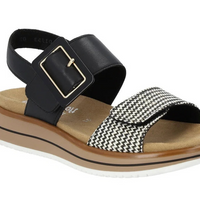 WOMEN'S REMONTE JOCELYN 53 | SCHWARZ-CREMA / SCHWARZ