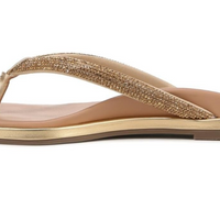 WOMEN'S VIONIC VISTA SHINE SANDAL | GOLD LEATHER