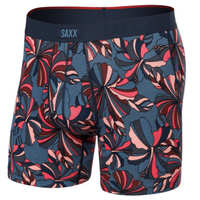 MEN'S SAXX VIBE XTRA SOFT COMFORT BOXER BRIEF 6" | FLOWER POP: TWILIGHT