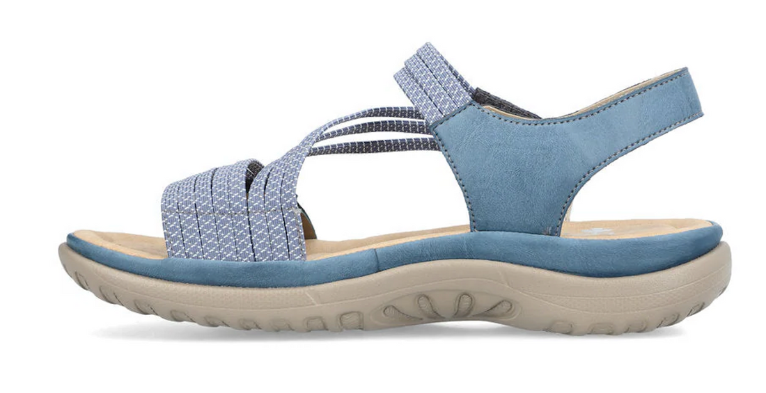 WOMEN'S RIEKER FRANJA 70 | ROYAL / JEANS-WEISS