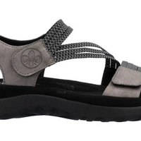 WOMEN'S RIEKER FRANJA 70 | MINERAL / SCHWARZ - WEISS