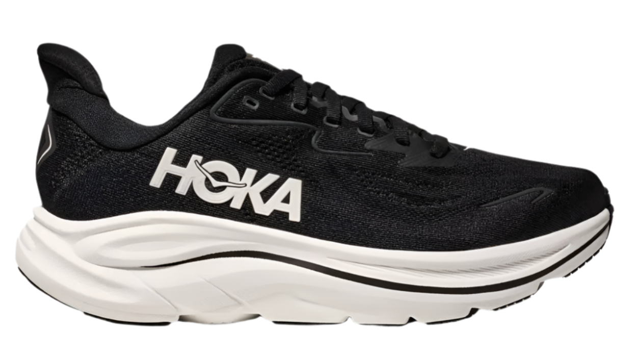 WOMEN'S HOKA CLIFTON 10 | BLACK / WHITE – Randy's Shoes