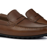 MEN'S MILWAUKEE BOOT CO. ARDENT PENNY LOAFER | DARK BROWN