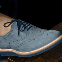 MEN'S MILWAUKEE BOOT CO. BRADLEY WINGTIP OXFORD | GRAY