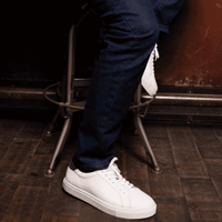 MEN'S MILWAUKEE BOOT CO. FALK SNEAKER | NAVY SUEDE