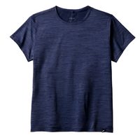 WOMEN'S BROOKS LUXE SHORT SLEEVE | HEATHER MIDNIGHT