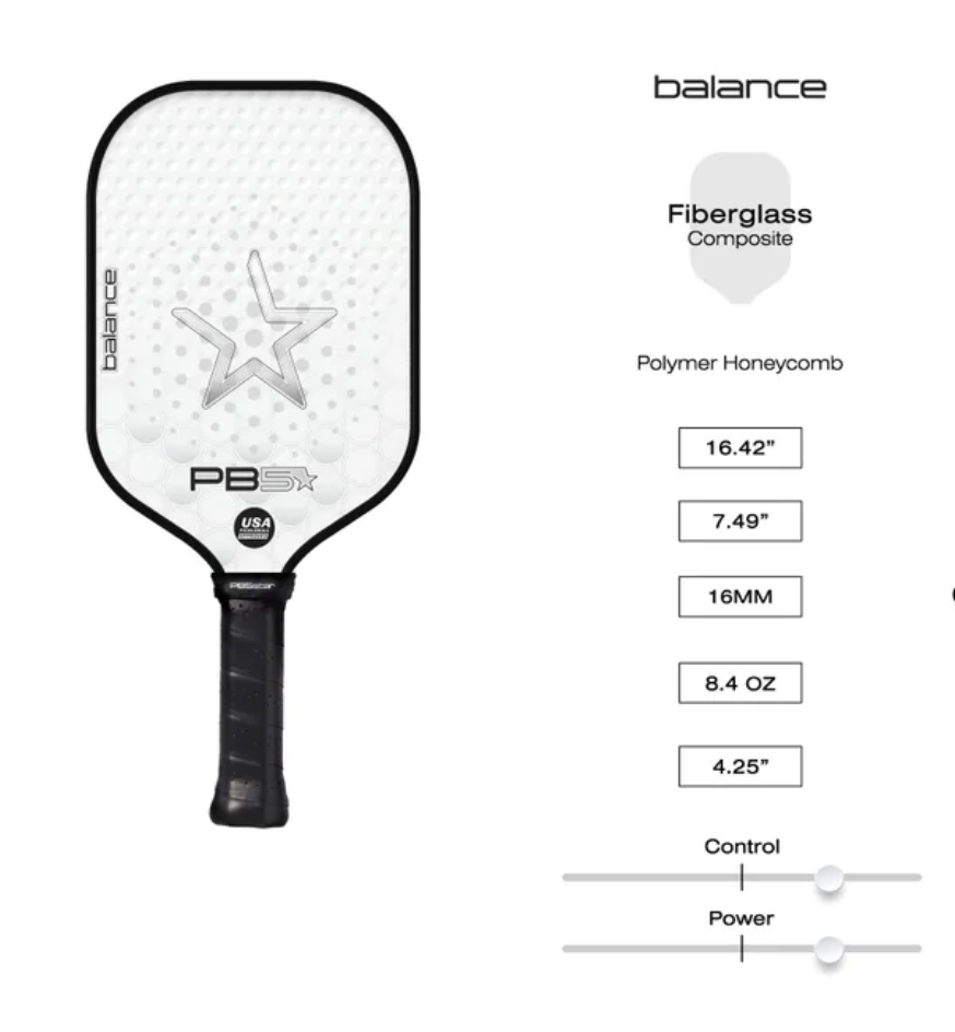 PB5-STAR BALANCE PADDLE | WHITE