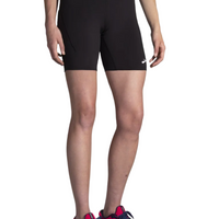 WOMEN'S BROOKS SPARK 8" SHORT TIGHT | BLACK