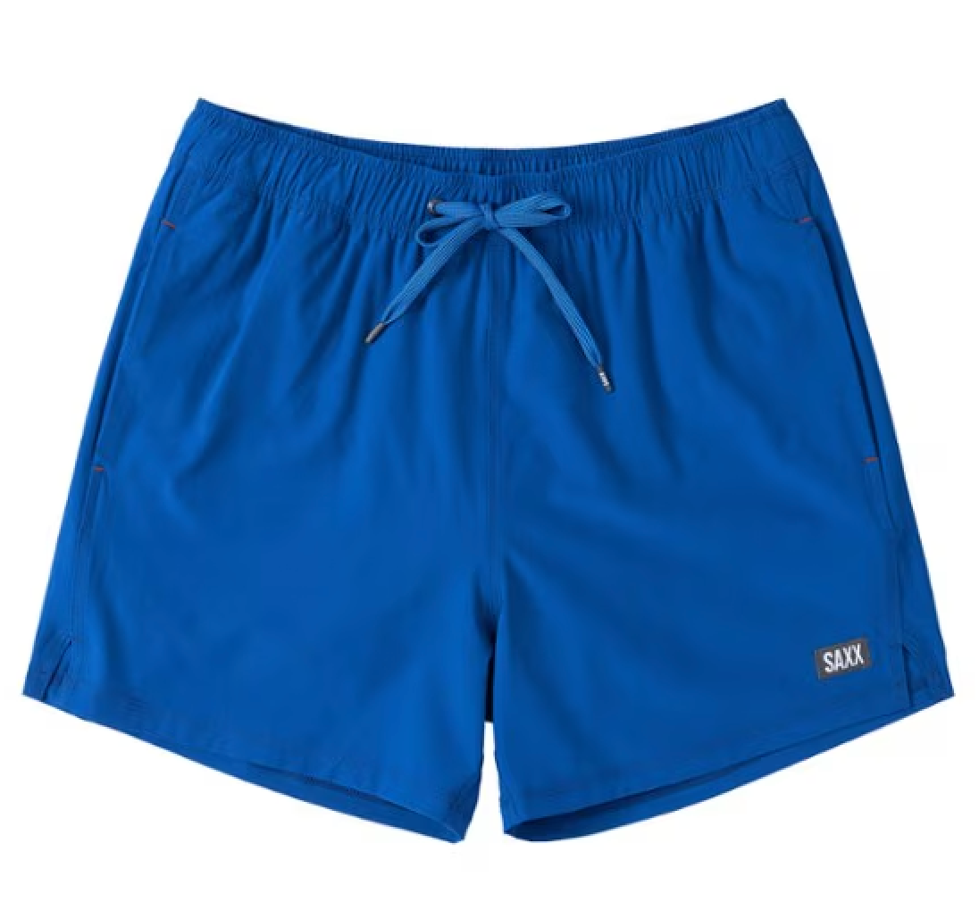 MEN'S SAXX OH BOUY 2N1 STRETCH SWIM VOLLEY 5" WITH LINER | COBALT