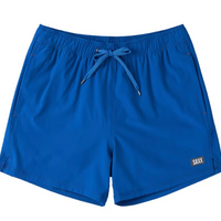 MEN'S SAXX OH BOUY 2N1 STRETCH SWIM VOLLEY 5" WITH LINER | COBALT